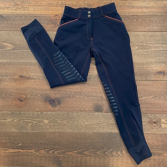 EQUESTRIAN DENIM FLARE PANT